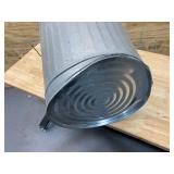 BEHRENS Lot of 5-  Galvanized Steel Utility Trash Can, 20 Gal.