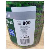 HITACHI Lot of 3 Buckets of- #8 x 2-1/2-in Collated Deck Screws 800-#2 Square/Flat Heads (approximately 800 nails/bucket)