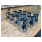 IMPERIAL Lot of 12-  4-in dia x 3-in dia Duct Reducers
