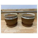 TRENDSPOT Lot of 2-  11" Planters