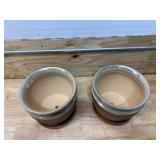 TRENDSPOT Lot of 2-  11" Planters