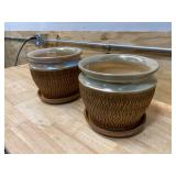 TRENDSPOT Lot of 2-  11" Planters