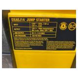DEWALT Lot of 2-  1400 Peak Amp Portable Car Jump Starter with Digital Compressor