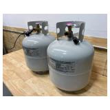 Lot of 2-  20 lb. Propane Tanks