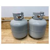 Lot of 2-  20 lb. Propane Tanks