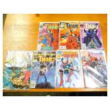 Seven Comic Books