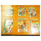 Six Thor Comic Books