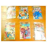 Six Thor Comic Books