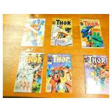 Six Thor Comic Books