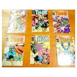 Six Thor Comic Books