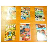 Six Thor Comic Books