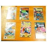 Six Thor Comic Books