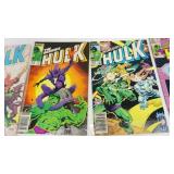 Ten Marvel Comic Books--"The Incredible Hulk"