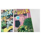Ten Marvel Comic Books--"The Incredible Hulk"