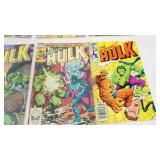 Ten Marvel Comic Books--"The Incredible Hulk"