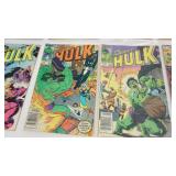 Ten Marvel Comic Books--"The Incredible Hulk"