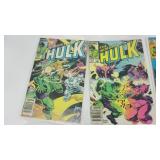 Ten Marvel Comic Books--"The Incredible Hulk"