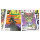 Ten Marvel Comic Books--"The Incredible Hulk"