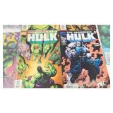 Nine Marvel Comic Books--"The Incredible Hulk"