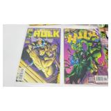 Nine Marvel Comic Books--"The Incredible Hulk"