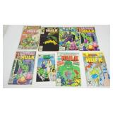 Eight Marvel Comic Books--"The Incredible Hulk"