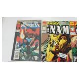 Ten Marvel Comic Books--Seven "The Punisher"--&--Three "The Punisher-NAM"