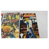 Ten Marvel Comic Books--Seven "The Punisher"--&--Three "The Punisher-NAM"