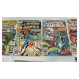 Ten Marvel Comics--"Captain America"