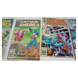Ten Marvel Comics--"Captain America"