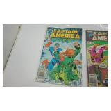 Ten Marvel Comics--"Captain America"