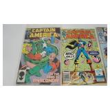 Ten Marvel Comics--"Captain America"