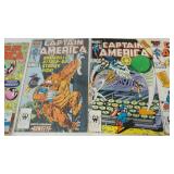Ten Marvel Comics--"Captain America"