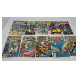 Ten Marvel Comics--"Captain America"