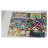 Ten Marvel Comics--"Captain America"