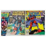 Ten Marvel Comics--"Captain America"