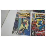 Ten Marvel Comics--"Captain America"