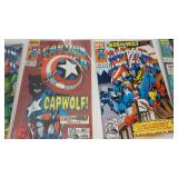 Eleven Marvel Comics--"Captain America"