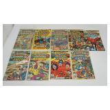 Nine Marvel Comics--"Captain America & The Falcon"