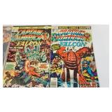 Nine Marvel Comics--"Captain America & The Falcon"