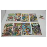 Eight Marvel Comic Books--"X-MEN"