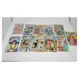 Eleven Marvel Comic Books--"X-MEN"