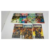 Seven Marvel Comic Books--Four Of Them--"Beauty & The Beast"--Three Of Them--"Black  Widow"