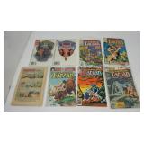 Eight Marvel Comic Books--"Tarzan-Lord Of The Jungle"