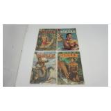 Four Dell Comic Books--"Tarzan"