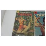 Four Dell Comic Books--"Tarzan"