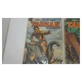 Four Dell Comic Books--"Tarzan"
