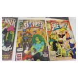 Ten Marvel Comic Books--"The Savage She Hulk"