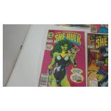 Ten Marvel Comic Books--"The Savage She Hulk"