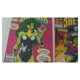 Ten Marvel Comic Books--"The Savage She Hulk"