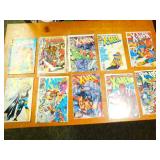 Ten X-MEN Comic Books